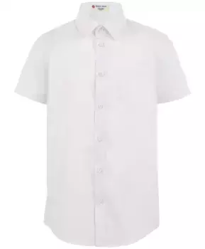 Белая приталенная рубашка Button Blue (152)