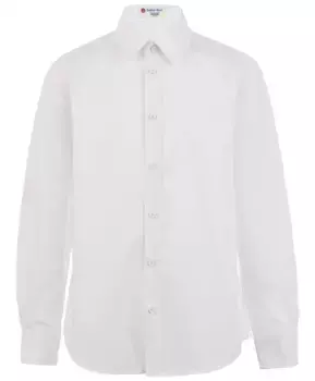 Белая приталенная рубашка Button Blue (170)