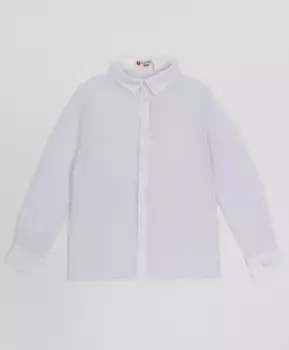 Белая рубашка на кнопках Button Blue (158)