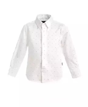 Белая рубашка в горошек Gulliver (92)