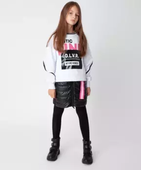 Белая толстовка Gulliver (170)