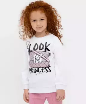 Белая толстовка с принтом Gulliver (104)