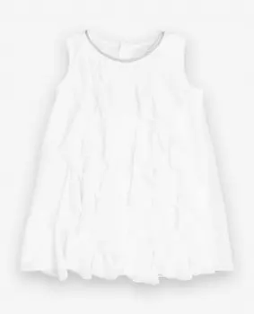 Белое нарядное платье Gulliver