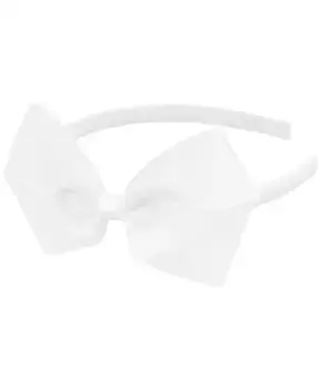 Белый ободок с бантом Button Blue (Без размера)