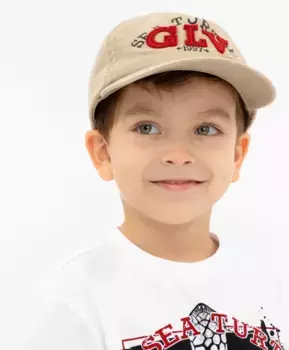 Бежевая бейсболка Gulliver (52-54)