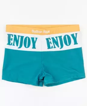 Бирюзовые плавки Button Blue (152-158)