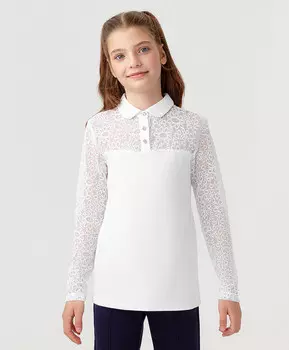 Блузка белая Button Blue (152)