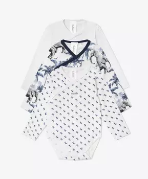 Боди с длинным рукавом мультицвет для мальчика Gulliver (86-52)