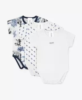 Боди с коротким рукавом мультицвет для мальчика Gulliver (92-52)