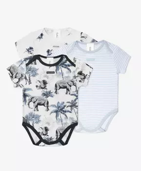 Боди с коротким рукавом мультицвет для мальчика Gulliver (92-52)