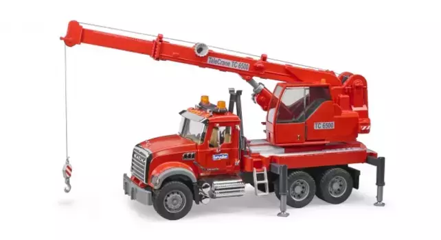Bruder Автокран MACK красный