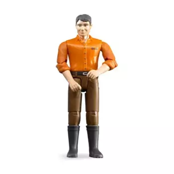 Фигурка мужчины коричневые джинсы