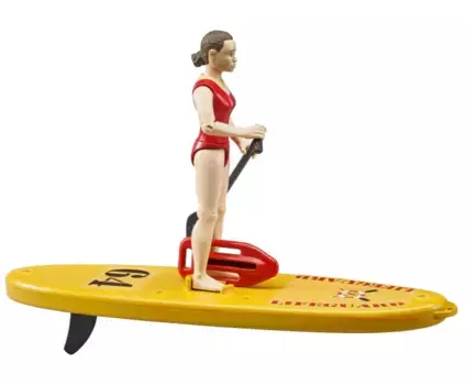 Фигурка спасателя с SUP Board доской