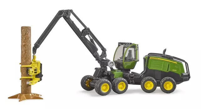 Bruder Харвестер с бревном John Deere 1270G