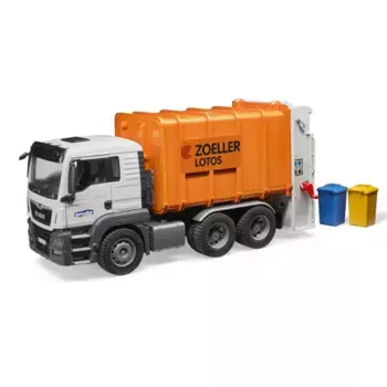 Bruder Мусоровоз оранжевый MAN TGS