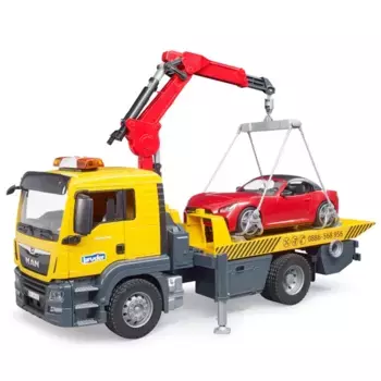 Bruder Самосвал с мини погрузчиком Mercedes-Benz