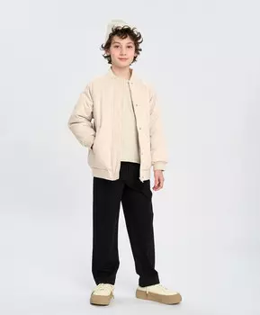 Брюки чиносы черные детские Button Blue