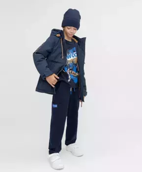 Брюки из футера Button Blue (152)