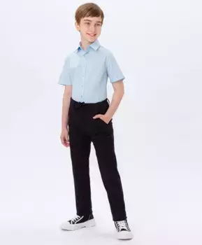 Брюки классические черные Button Blue (140)