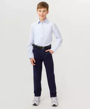 Брюки классические темно-синие Button Blue (122)