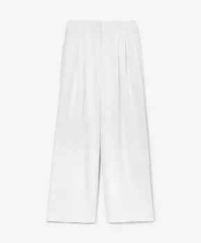 Брюки палаццо белые GLVR