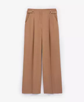Брюки палаццо бежевые GLVR (XL)