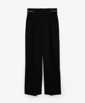 Брюки палаццо черные GLVR (S)