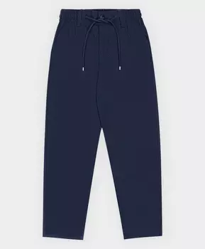 Брюки с резинкой на поясе синие Button Blue
