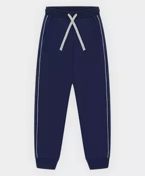 Брюки спортивные с кулисками синие Button Blue (164)