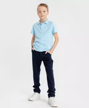 Брюки трикотажные синие Button Blue (170)