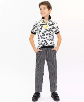 Брюки в полоску Gulliver (164)