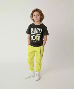 Брюки желтые с цепью Gulliver (122)