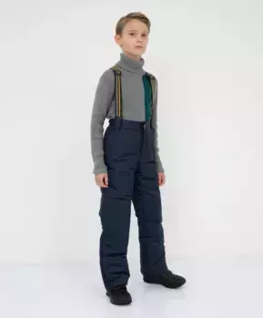 Брюки зимние из плащовки с эластичными лямками Gulliver (164)