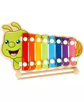 Буратино Игрушка деревянная Металлофон