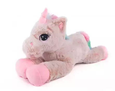 Button Blue Единорог лежачий бежевый, 36 см