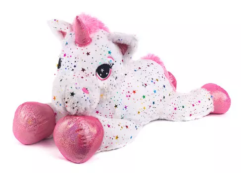 Button Blue Единорог со звездочками, 80 см