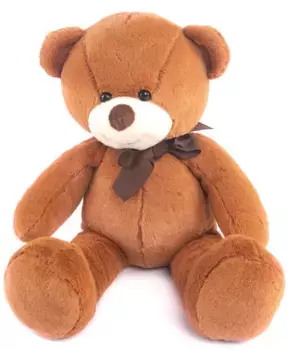 Button Blue Мишка Тедди плюшевый, коричневый, 35см