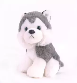 Button Blue мягкая игрушка Собачка Хаски