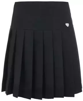 Черная юбка в складку Button Blue (170)