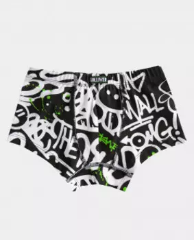 Черно-белые трусы Gulliver