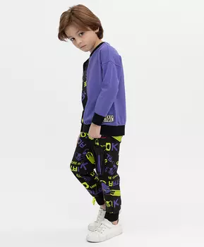 Черные брюки Button Blue