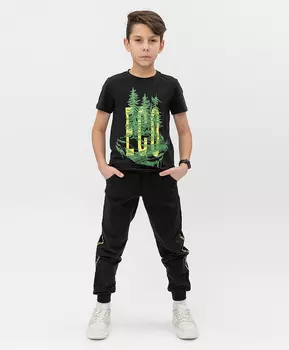 Черные брюки Button Blue