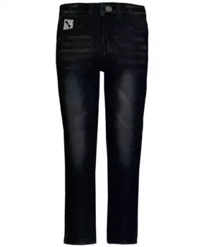 Черные утепленные джинсы Button Blue (134)