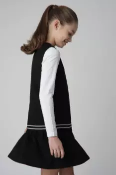 Черный сарафан из джерси Gulliver