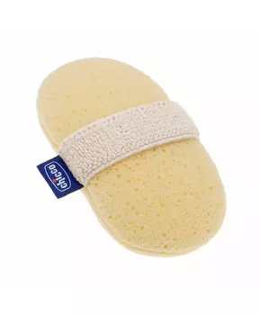 Chicco Baby Moments Губка-рукавичка для купания ребенка с карманом для мыла