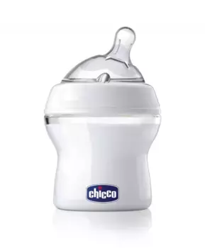 Chicco Natural Feeling Бутылочка для кормления, 150 мл, цвет белый