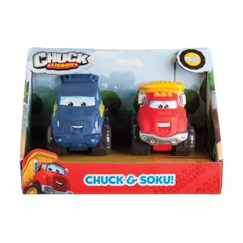 CHUCK &amp; FRIENDS машинки 5 см (2 шт в упаковке)
