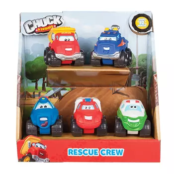 CHUCK &amp; FRIENDS машинки 5 см (5 шт в упаковке)