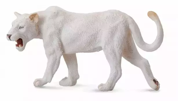 Фигурка Львица белая дикие животные