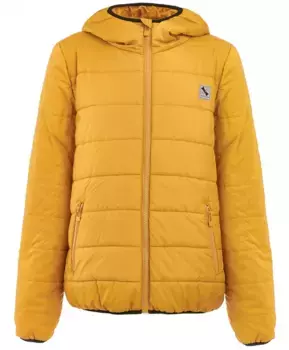 Демисезонная куртка горчичного цвета Button Blue (152)